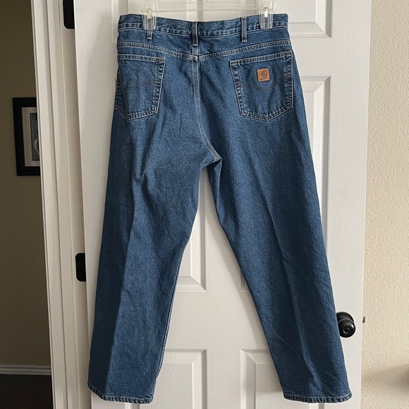 EUC CARHARTT Fleece Lined Jeans - Picture 3 of 12